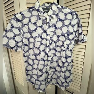 BONOBOS Men’s Riviera Short Sleeve Shirt Patterned